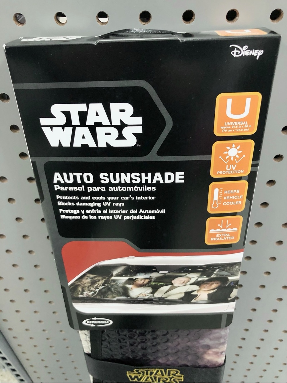NEW STAR WARS Millennium Falcon Universal Fit Auto Sunshade, 1 Piece